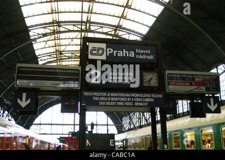 10. Juni 2004; Prag, Tschechische Republik; Prag. Stockfoto