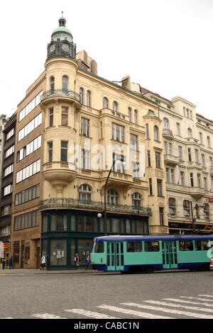 10. Juni 2004; Prag, Tschechische Republik; Prag. Stockfoto