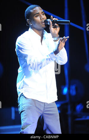 4. Juli 2010 - New Orleans, Louisiana; USA - Sänger TREY SONGZ live als Teil der 2010 Essenz Musikfestival stattfindet führt der New Orleans Superdome. Copyright 2010 Jason Moore. (Kredit-Bild: © Jason Moore/ZUMApress.com) Stockfoto