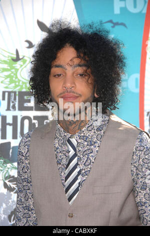 8. August 2010 statt - Hollywood, Kalifornien, USA - Travie McCoy während der 2010 TEEN CHOICE AWARDS, Ankünfte im Gibson Amphitheatre, am 8. August 2010, in Los Angeles... K66089MGE. (Kredit-Bild: © Michael Germana/Globe Photos/ZUMApress.com) Stockfoto