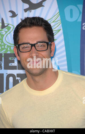 8. August 2010 statt - Hollywood, Kalifornien, USA - Zachary Levi während der 2010 TEEN CHOICE AWARDS, Ankünfte im Gibson Amphitheatre, am 8. August 2010, in Los Angeles... K66089MGE. (Kredit-Bild: © Michael Germana/Globe Photos/ZUMApress.com) Stockfoto