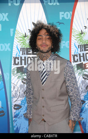 8. August 2010 statt - Hollywood, Kalifornien, USA - Travie McCoy während der 2010 TEEN CHOICE AWARDS, Ankünfte im Gibson Amphitheatre, am 8. August 2010, in Los Angeles... K66089MGE. (Kredit-Bild: © Michael Germana/Globe Photos/ZUMApress.com) Stockfoto