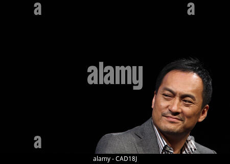 21. Juli 2010 fördert - Tokyo, Japan - japanischer Schauspieler Ken Watanabe seinen neuesten Film "Inception" während einer Pressekonferenz im Ritz-Carlton Tokyo am 21. Juli 2010 in Tokio, Japan. Der Film wird in Japan am 23 Juli geöffnet. (Bild Kredit: ¬ © Junko Kimura/ZUMApress.com) Stockfoto