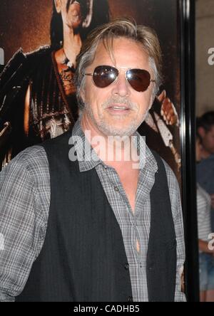 25. August 2010 abgehaltenen Orpheum Theater, Los Angeles - Los Angeles, Kalifornien, USA - 25. August 2010 - Los Angeles, Kalifornien, USA - Schauspieler DON JOHNSON auf der "Machete" Los Angeles Premiere. (Kredit-Bild: © Paul Fenton/ZUMApress.com) Stockfoto