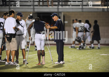 22. September 2010 beginnt der University of Texas San Antonio - San Antonio, TX, USA - Fußballprogramm Competitve Spiel im Jahr 2011 unter Cheftrainer Larry Coker, abgebildete Mittwoch, 22. September 2010 Farris-Stadion in San Antonio, TX. (Kredit-Bild: © Bahram Mark Sobhani/ZUMAPRESS.com) Stockfoto