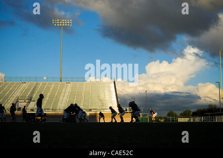 22. September 2010 beginnt der University of Texas San Antonio - San Antonio, TX, USA - Fußballprogramm Competitve Spiel im Jahr 2011 unter Cheftrainer Larry Coker. Foto Mittwoch, 22. September 2010 Farris-Stadion in San Antonio, TX. (Kredit-Bild: © Bahram Mark Sobhani/ZUMAPRESS.com) Stockfoto