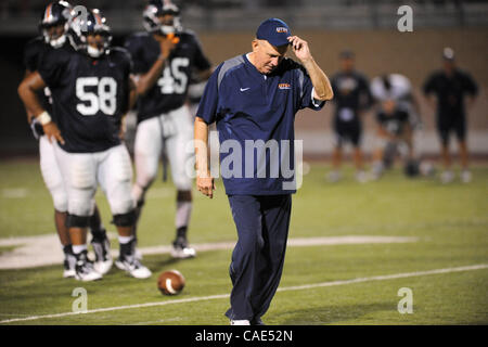 22. September 2010 beginnt der University of Texas San Antonio - San Antonio, TX, USA - Fußballprogramm Competitve Spiel im Jahr 2011 unter Cheftrainer Larry Coker, abgebildete Mittwoch, 22. September 2010 Farris-Stadion in San Antonio, TX. (Kredit-Bild: © Bahram Mark Sobhani/ZUMAPRESS.com) Stockfoto