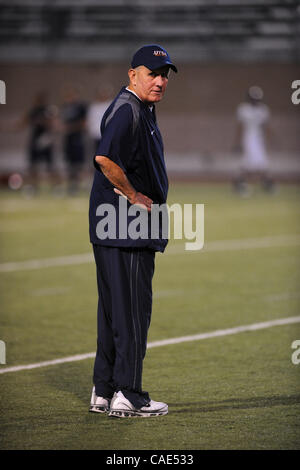22. September 2010 beginnt der University of Texas San Antonio - San Antonio, TX, USA - Fußballprogramm Competitve Spiel im Jahr 2011 unter Cheftrainer Larry Coker, abgebildete Mittwoch, 22. September 2010 Farris-Stadion in San Antonio, TX. (Kredit-Bild: © Bahram Mark Sobhani/ZUMAPRESS.com) Stockfoto