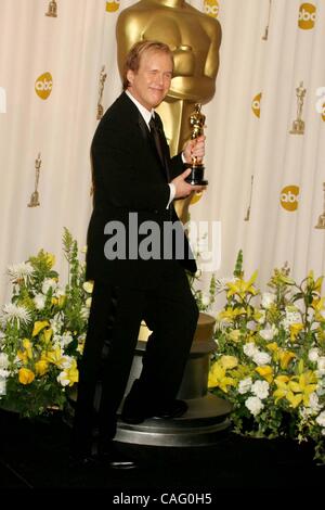 24. Februar 2008 - Hollywood, Kalifornien, US - I13032CHW. DER 80. OSCARVERLEIHUNG. (PRESS ROOM) DAS KODAK THEATRE, LOS ANGELES CA 24.02.2008.  --2008.BRAD Vogel (Kredit-Bild: © Clinton Wallace/Globe Photos/ZUMAPRESS.com) Stockfoto