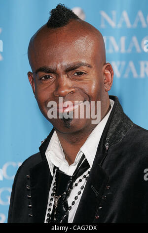 © 2008 Jerome Ware/Zuma Press MAURICE JAMAL an NAACP Image Awards 2008 statt im Shrine Auditorium in Los Angeles, Kalifornien.  Donnerstag, 14. Februar 2008 das Shrine Auditorium Los Angeles, CA Stockfoto