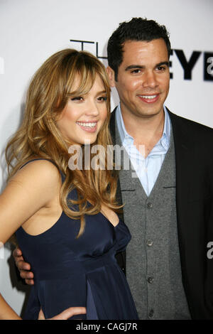 31. Januar 2008 premiere - Hollywood, CA, USA - JESSICA ALBA und CASH WARREN Ankunft in dem Film für "The Eye" im Cinerama Dome in Hollywood. (Kredit-Bild: © Camilla Zenz/ZUMA Press) Stockfoto