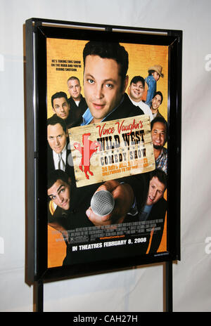 28. Januar 2008 statt - Los Angeles, Kalifornien, USA - Atmosphäre bei der Filmpremiere von Vince Vaughn-Wild-West-Komödie im ägyptischen Theater in Hollywood. (Bild Kredit: Stockfoto