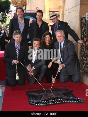 13. Januar 2011 - Hollywood, Kalifornien, USA - 13. Januar 2011 - Hollywoodwood, Kalifornien, USA - Schauspieler COLIN FIRTH bekommt Stern auf dem Walk of Fame. (Kredit-Bild: © Lisa O'Connor/ZUMAPRESS.com) Stockfoto