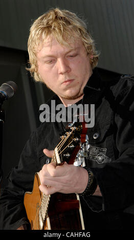 17. Januar 2008; Anaheim, CA, USA; Musiker LADD SMITH während der NAMM Show 2008 im Anaheim Convention Center. Obligatorische Credit: Foto von Vaughn Youtz/ZUMA Press. (©) Copyright 2007 von Vaughn Youtz. Stockfoto