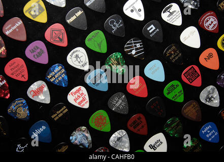 17. Januar 2008; Anaheim, CA, USA; Ein PLEKTRUM Display auf der NAMM Show 2008 im Anaheim Convention Center. Obligatorische Credit: Foto von Vaughn Youtz/ZUMA Press. (©) Copyright 2007 von Vaughn Youtz. Stockfoto