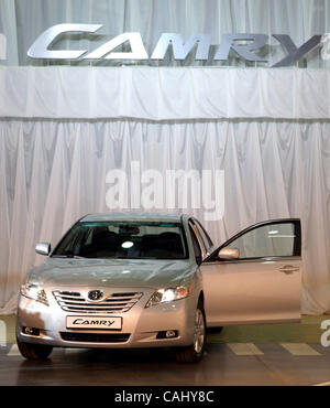 Neubau Toyota-Werk in St. Petersburg-Vororten von Schuschary, 21. Dezember 2007. Eröffnungsfeier Stockfoto