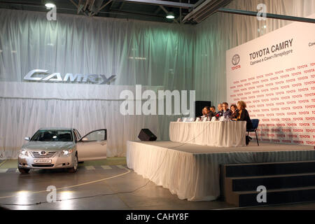 Neubau Toyota-Werk in St. Petersburg-Vororten von Schuschary, 21. Dezember 2007. Eröffnungsfeier Stockfoto