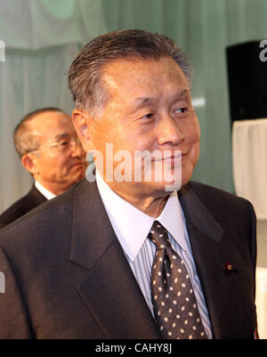 Neubau Toyota-Werk in St. Petersburg-Vororten von Schuschary, 21. Dezember 2007. Feierliche Eröffnung Zeremonie: ehemalige Japan PM Iosiro Mori Stockfoto