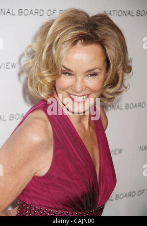 11. Januar 2011 - New York, New York, US - Schauspielerin JESSICA LANGE besucht der 2011 National Board der Überprüfung der Motion Pictures Awards Gala bei Cipriani 42nd Street statt. (Bild Kredit: Nancy Kaszerman/ZUMAPRESS.com ©) Stockfoto