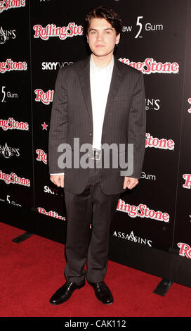 4. Oktober 2007; Hollywood, Kalifornien, USA;  Schauspieler EMILE HIRSCH auf der Rolling Stone jährliche heiß Liste Party statt im Opera, Hollywood. Obligatorische Credit: Foto von Paul Fenton/ZUMA Press. (©) Copyright 2007 von Paul Fenton Stockfoto