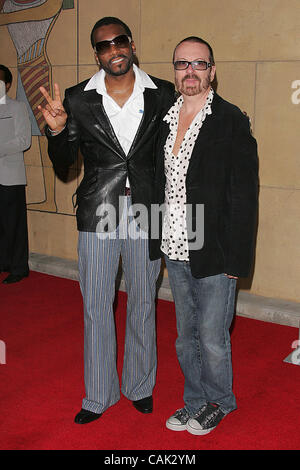 © 2007 Jerome Ware/Zuma drücken Sie MARTIN LUTHER und DAVE STEWART während Ankünfte in einem special Screening von "Across the Universe" statt im ägyptischen Theater in Hollywood, CA Dienstag, 18. September 2007 das ägyptischen Theater in Hollywood, CA Stockfoto