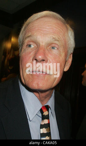 Sep 26, 2007 - New York, NY, USA - TED TURNER bei der 2007 Clinton Global Initiative im Sheraton Hotel statt. (Kredit-Bild: © Nancy Kaszerman/ZUMA Press) Stockfoto