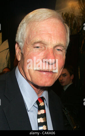 Sep 26, 2007 - New York, NY, USA - TED TURNER bei der 2007 Clinton Global Initiative im Sheraton Hotel statt. (Kredit-Bild: © Nancy Kaszerman/ZUMA Press) Stockfoto