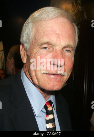 Sep 26, 2007 - New York, NY, USA - TED TURNER bei der 2007 Clinton Global Initiative im Sheraton Hotel statt. (Kredit-Bild: © Nancy Kaszerman/ZUMA Press) Stockfoto