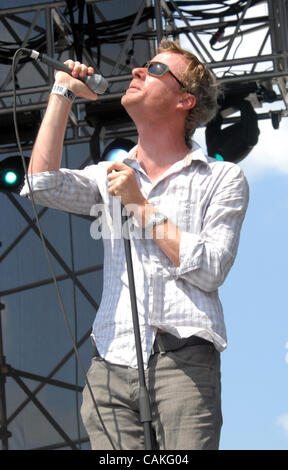 Sept. 16, 2007-Austin, TX; USA, gelegen in Austin Sänger MATT BERNINGER von der Band The National Höchstleistungen live die 2007 Austin City Limits Music Festival, das im Zilker Park stattfand. Copyright 2007 Jason Moore. Obligatorische Credit: Jason Moore Stockfoto