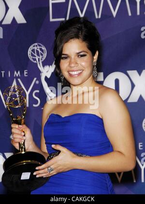 17. September 2007 - Hollywood, Kalifornien, USA - Amerika Ferrera während der 59. Annual Primetime Emmy Awards, statt im Shrine Auditorium am 16. September 2007, in Los Angeles...  -K54677MGE(Credit Image: © Michael Germana/Globe Photos/ZUMAPRESS.com) Stockfoto