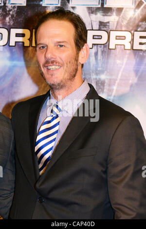 Peter Burg, 3. April 2012: TOKYO, JAPAN - der "Battleship" Japan-Premiere am ersten internationalen Yoyogi Gymnasium besucht am 3. April 2012 in Tokio, Japan. Stockfoto