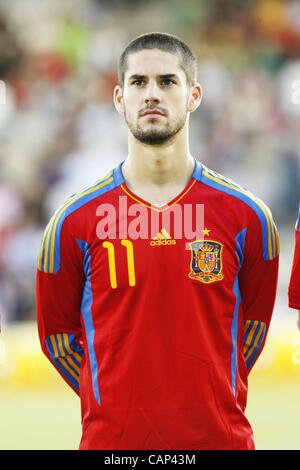 ISCO (ESP), 5. September 2011 - Fußball / Fußball: UEFA European Under-21 Championship 2013 Qualifikationsrunde match zwischen U21 Spanien und U21 Georgien an die Angel Carro-Stadion am 5. September 2011, Lugo, Spanien. (Foto: AFLO) [3604] Stockfoto