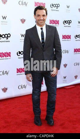 5. April 2012 - Los Angeles, Kalifornien, USA - George Kotsiopoulos. LOGO des '' NewNowNext Awards 2012'' statt in The Avalon, Hollywood, CA. 5 April - 2012. (Kredit-Bild: © TLeopold/Globe Photos/ZUMAPRESS.com) Stockfoto