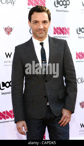 5. April 2012 - Los Angeles, Kalifornien, USA - George Kotsiopoulos. LOGO des '' NewNowNext Awards 2012'' statt in The Avalon, Hollywood, CA. 5 April - 2012. (Kredit-Bild: © TLeopold/Globe Photos/ZUMAPRESS.com) Stockfoto