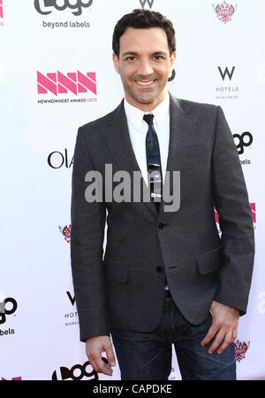 5. April 2012 - Los Angeles, Kalifornien, USA - George Kotsiopoulos. LOGO des '' NewNowNext Awards 2012'' statt in The Avalon, Hollywood, CA. 5 April - 2012. (Kredit-Bild: © TLeopold/Globe Photos/ZUMAPRESS.com) Stockfoto