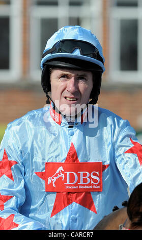 TONY MCCOY JOCKEY WETHERBY Rennbahn WETHERBY ENGLAND 30. März 2012 Stockfoto