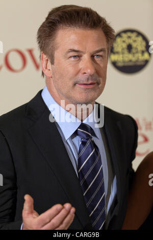 ROM, ITALIEN. FREITAG, 13. APRIL 2012. Welt-Premiere von Woody Allens Film "To Rome With Love" im Auditorium, Rom, Italien. Abgebildete Schauspieler Alec Baldwin. Stockfoto