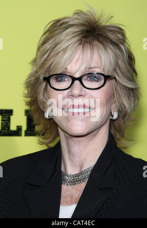 JANE FONDA MARLEY. LOS ANGELES PREMIERE HOLLYWOOD LOS ANGELES Kalifornien USA 17. April 2012 Stockfoto