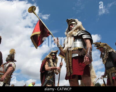 , am 22. April 2012.2765 Geburtstag - Geburt von Rom feiern, Circus Maximus, Rom, Italien Stockfoto