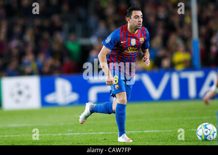 Xavi (Barcelona), 24. April 2012 - Fußball / Fußball: UEFA Champions League Semi-Finale, 2. Etappe match zwischen FC Barcelona 2: 2 FC Chelsea im Camp Nou in Barcelona, Spanien. (Foto von D.Nakashima/AFLO) [2336] Stockfoto