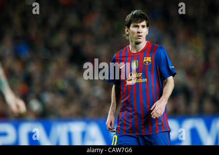 Lionel Messi (Barcelona) 24. April 2012 - Fußball / Fußball: UEFA Champions League Semi-Finale, 2. Etappe match zwischen FC Barcelona 2: 2 FC Chelsea im Camp Nou in Barcelona, Spanien. (Foto von D.Nakashima/AFLO) [2336] Stockfoto