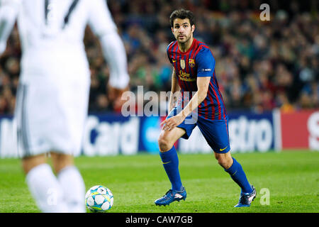 Cesc Fabregas (Barcelona), 24. April 2012 - Fußball / Fußball: UEFA Champions League Semi-Finale, 2. Etappe match zwischen FC Barcelona 2: 2 FC Chelsea im Camp Nou in Barcelona, Spanien. (Foto von D.Nakashima/AFLO) [2336] Stockfoto