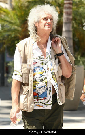 BRIAN MAY BRIAN MAY LOS ANGELES Kalifornien USA 27. April 2012 Stockfoto