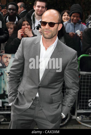 London - Jason Statham in der UK-Premiere von "Safe" anlässlich der BFI IMAX, South Bank, London - 30. April 2012 Foto von Keith Mayhew Stockfoto