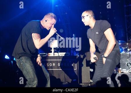 05.02.2012: Professor Green Konzert am Rivermead Leisure Centre, Reading, UK. Stockfoto