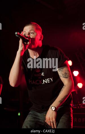 05.02.2012: Professor Green Konzert am Rivermead Leisure Centre, Reading, UK. Stockfoto