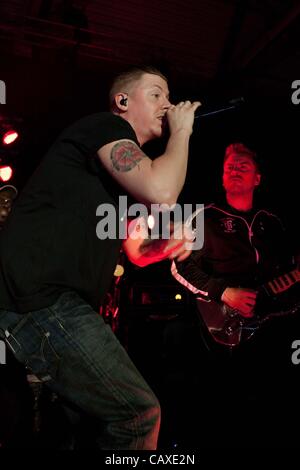 05.02.2012: Professor Green Konzert am Rivermead Leisure Centre, Reading, UK. Stockfoto