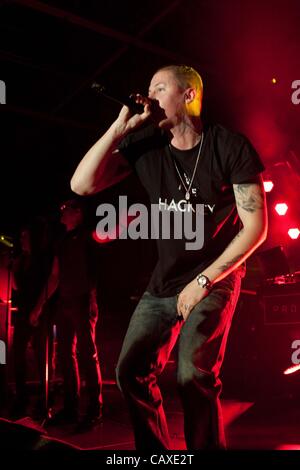 05.02.2012: Professor Green Konzert am Rivermead Leisure Centre, Reading, UK. Stockfoto