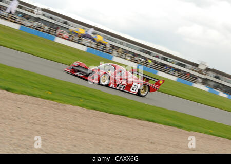 5. Mai 2012, Donington Park Racing Circuit, UK.  1985 Veskanda der Paul Stubber auf dem Donington historische Festival Stockfoto