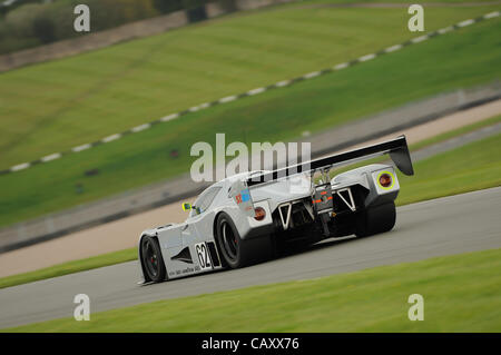 5. Mai 2012, Donington Park Racing Circuit, UK.  Die 1989 Mercedes C9 von Gareth Evans auf dem Donington historische Festival Stockfoto